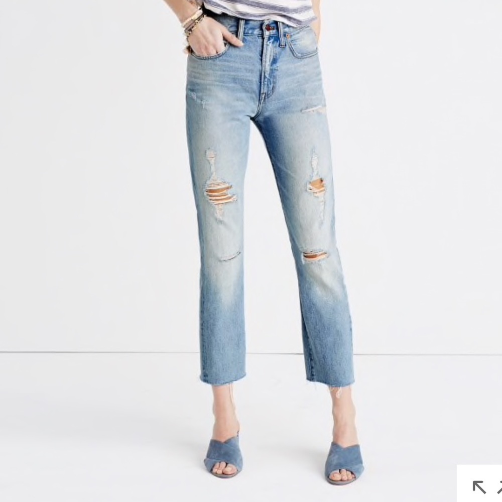 NWOT Madewell Perfect Summer Jean in Malden Wash